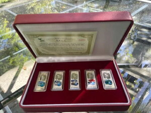 2010年上海万博記念 純銀5本セット 999 地金