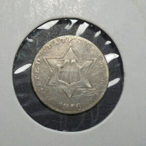 Very Fine+++/XF 1856 Var.2 3�� 3c �V���o�[�g���� US �^�C�v�R�C�� ��������!