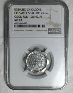 �X�J���b�v�^�g���[�h�g�[�N�� F.R. �X�~�X�u���̏��؎��10�Z���g��15�Z���g�̃h�����N�������܂��vNGC MS62