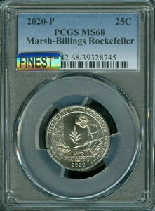 2020 P ���b�N�t�F���[ PCGS MS68 PQ MAC �ō��O���[�h & �X�|�b�g���X�B
