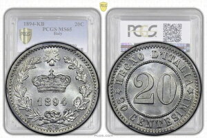 �C�^���A�A�E���x���g1���A20�Z���e�V�~ 1894 KB�APCGS MS 65