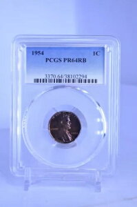PR64RB 1954 PCGS �O���[�f�b�h �v���[�t ���b�h�u���E�� �����J�[�� �E�B�[�g�y�j�[ �� ��~�`�R�C��