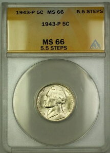 1943-P 5.5Xebv AJ펞 WFt@[\jbP 5Zg ANACS MS-66 (B)