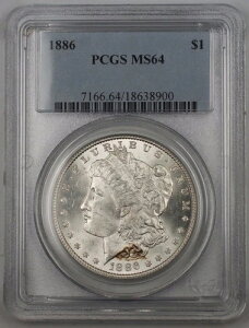 1886N AJ K 1h PCGS MS-64 Br6 M