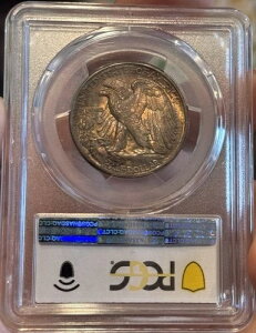 1945-D ウォーキング リバティ ハーフ ドル PCGS MS65 (魅力的なリバーストーニング!)