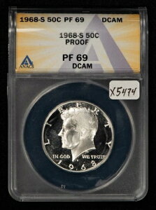 1968-S 50Zg PlfB n[t_[ - PQ v[t - ANACS PF 69 DCAM - SKU-X5474