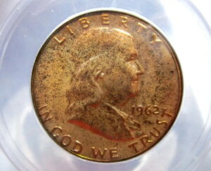 1962�N �t�����N���� �n�[�t�_���[ PF66 ANACS �l�I���N���}�e�B�b�N �f���G���g�[�� �t���X�e�B�W�F�� PQ+
