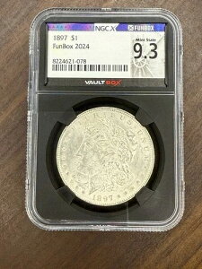 1897-P モルガン シルバー ダラー NGC MS63 ボールトボックス ブラック コア 重要な日付!!!
