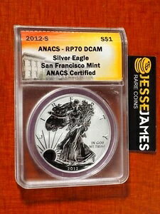 2012 S ���o�[�X�v���[�t �V���o�[�C�[�O�� ANACS RP70 DCAM �T���t�����V�X�R�Z�b�g���