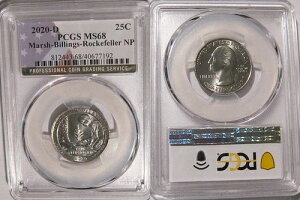 2020�N D �}�[�V�� �r�����O�X ���b�N�t�F���[ NP �N�H�[�^�[ 25�Z���g PCGS MS68