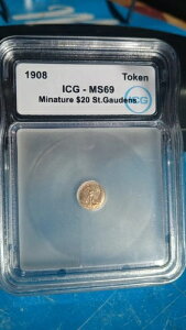 1908N 20h ZgES[fY ICG MS69 bg[Ȃ