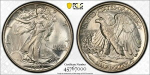 1943N 50Zg EH[LOEoeBEWF PCGS MS65 uXgzCg