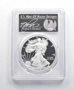 PR70DCAM 2018-S �A�����J�� �V���o�[ �C�[�O�� FS �T�C������ �N���[�u�����h PCGS *8825