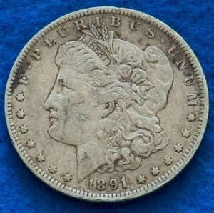 1891-O モルガン銀貨 1ドル硬貨 - より良い日付 - 豊富な詳細! - O96