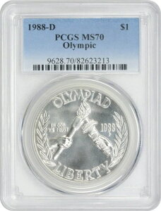 1988-D IsbNLO MS70 PCGS ~gXe[g 70