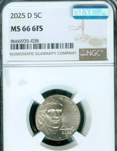 2025 D �W�F�t�@�[�\�� �j�b�P�� NGC MS66 FS PQ MAC �X�|�b�g���X ���A POP 17�B
