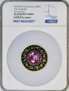 2023N AGXE}Ojt@CA[ J[ J[CYh 17.5g .999 Vo[ NGC PF70 EgJI