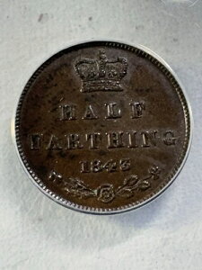 1843N CMX 1/2 t@[WO  ANACS ɂ MS 61 O[h