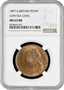 CMX 1 yj[ 1897 NANGC MS63 RBACʁAuBNgA (1838 - 1901)v