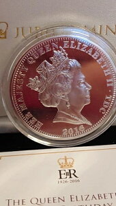 希少銀貨 2016年 トリスタン・ダ・クーニャ 5ポンド コインボックス COA 女王90歳の誕生日 1/999