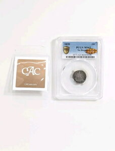 1839 N V[eBO oeB _C 10 Zg PCGS MS62 h[vȂS[h CAC ?? C{[g[ ????