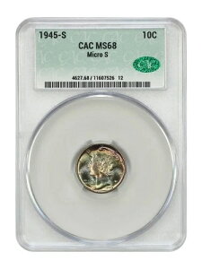 1945-S 10C CACG MS68 (�}�C�N��S) - �}�[�L�����[�_�C�� - �f���炵���F��