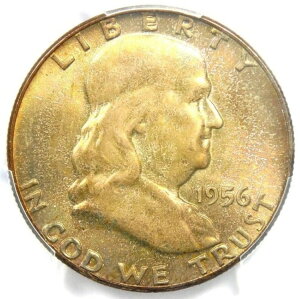 1956�N�t�����N�����n�[�t�_���[50�Z���g�R�C�� - PCGS MS67+ FBL�v���X�O���[�h - 6,500�h������