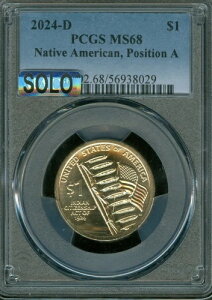 2024 D SACAGAWEA h PCGS MS68 POS A MAC SOLO ōi & Ȃ POP-1B