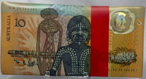 1988年 10ドル紙幣束 生誕200周年記念第2回発行 ジョンストン/フレイザー R310b 未流通