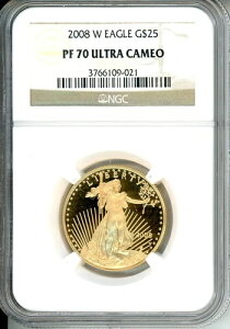 2008-W $25 S[h C[O 1/2 IX NGC PF70 PF-70 v[t PR70 JI 󏭕i!