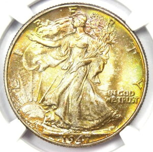 1947�N�E�H�[�L���O�E���o�e�B�E�n�[�t�_���[ 50�Z���g 1947-P - NGC MS67+ �v���X�O���[�h - 9,500�h������