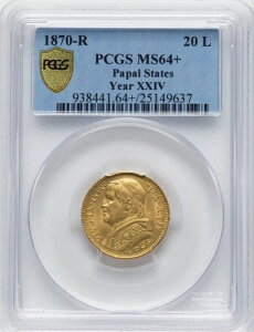 C^A c 1870-R 20 `CX  PCGS CERT MS64+