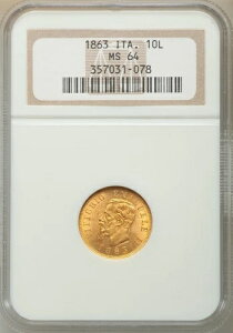 C^A 19.5mm 1863-T BN 10 `CX  NGCF MS64