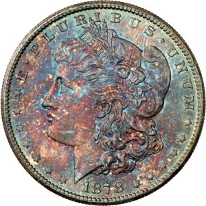 1878-S 1h K NGC MS66 N₩ȐԂƋP̑f炵RC