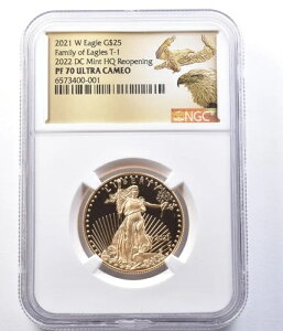 2021-W 25h AJS[hC[O ^Cv1 DC ~g 1/2IX PF70 NGC [|bv *9341