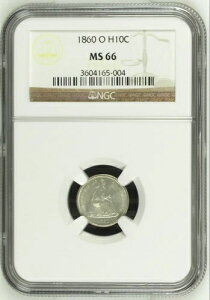 1860-O NGC MS66 �j���[�I�[�����Y���W�F���h�̂� �\�� H10C -- �␻ �����n�[�t�_�C��