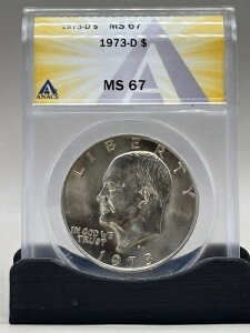 1973-D �A�C�[���n���[ $ANACS MS67�B�o���K�[ - ����΃A�C�N�h�� ���C�g�g�[��