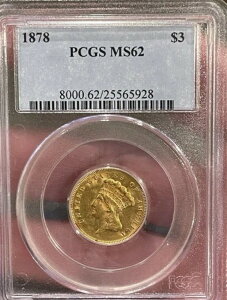 1878N AJ 3h PCGS MS62 RC