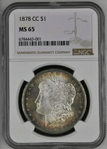 1878-CC NGC MS65 �����K����� ���C���{�[�g�[�� �����X�^�[ PQ �S�[�W���X�R�C��