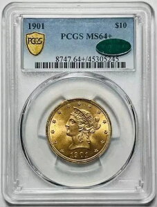 1901�N P �S�[���h �C�[�O���X ���o�e�B�w�b�h PCGS MS-64+ �v���X CAC