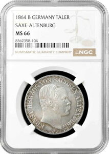 UNZAeuN 1^[[ 1864 BANGC MS66AuGXg1݁i1853-1908jvgbv|bv 1/0