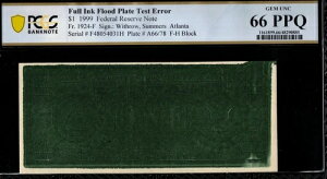1999�N $1 FRN�u�e�X�g�v���[�g�G���[�vP.C.G.S #66PPQ