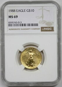 1988N S[hC[O $10 NGC MS 69 (NH[^[IX) 1/4IX 