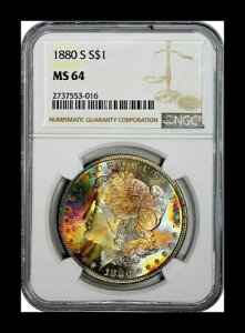 1880-S ���[�K����� NGC MS64 **�����X�^�[�g�[���̕\��!**