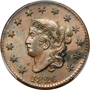 1826 N-9 R-3 PCGS MS 63 BN }g܂̓Rlbgwbh [WZgRC 1Zg
