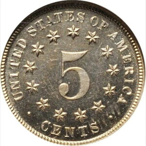 1871 NGC PR65 �J���I 5�Z���g �ߏ��]�����ꂽ���t����V�[���h�j�b�P��