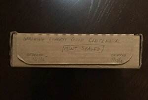 2016年ウォーキング・リバティ・センテニアル・ゴ??ールド・ハーフドル未開封・ミント・シール