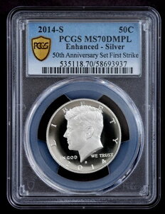 2014-S PCGS MS70DMPL t@[XgXgCN WEFEPlfB JFK 50NLO GnXhVo[ 50Zg