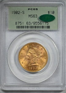 1902-S oeBwbh S[hC[O 10h PCGS MS63 CAC OGH