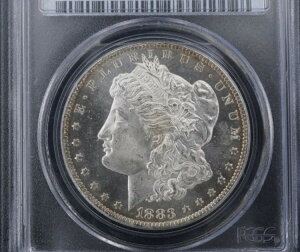 1883O モルガン 1ドル銀貨 PCGS MS66PL プルーフ CO855 相当
